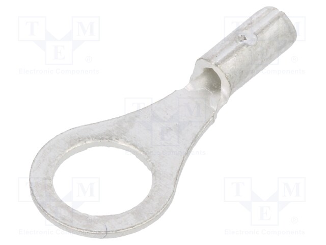 Ring terminal; M4; 0.2÷0.5mm2; crimped; for cable; non-insulated