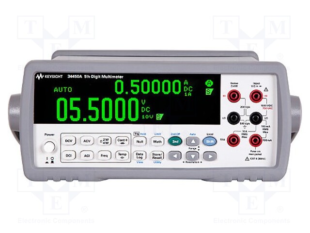 Benchtop multimeter; 2x OLED 5,5 digit; 100m/1/10/100/1000V