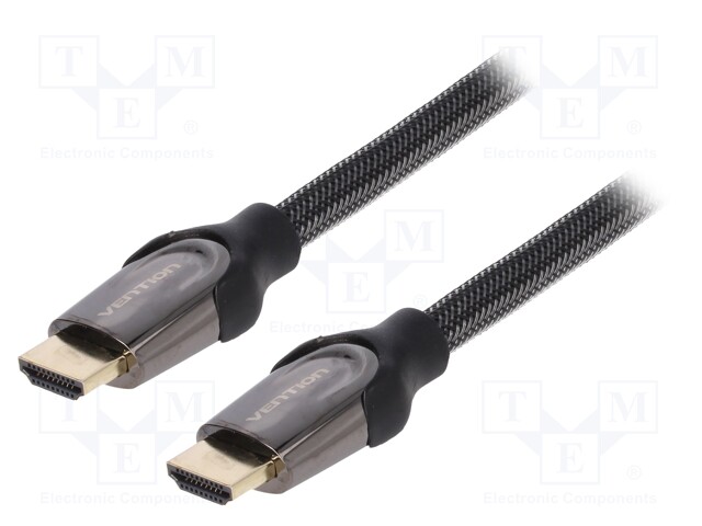 Cable; HDMI 1.4; HDMI plug,both sides; 10m; black; 26AWG