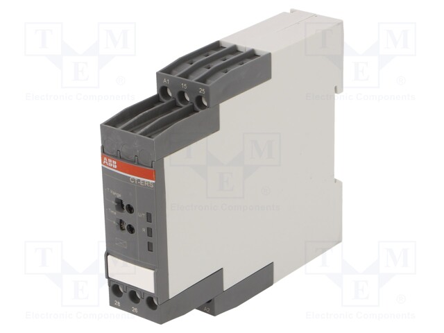 Time Delay Relay, 48 VDC, 0.05 s, 300 h, 2CO, DIN Rail