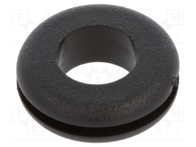 Grommet; black; UL94HB; TPR