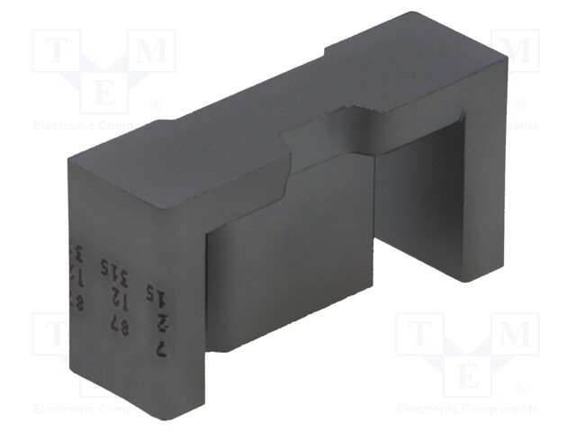 Core: ferrite; EFD; Mat: N87; 315nH; 24g; 4690mm3; 69mm2