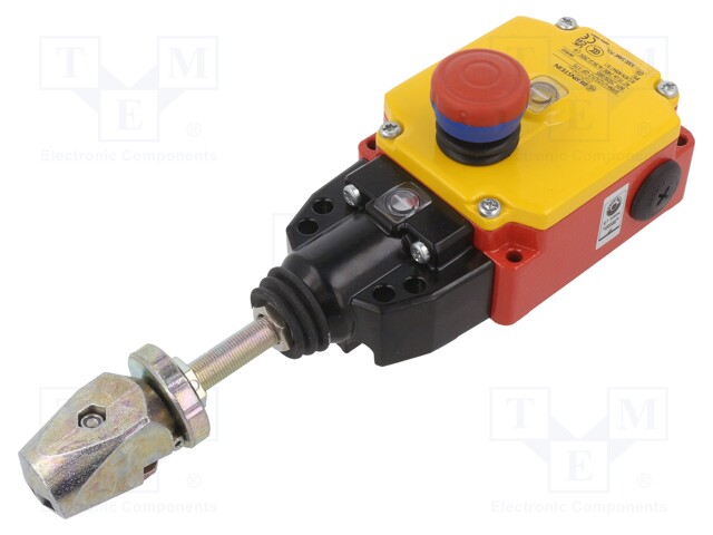 Safety switch: singlesided rope switch; NC x2 + NO x2; SRM; IP67