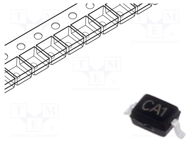 Diode: TVS; 350W; 3.6V; bidirectional; SOD323; reel,tape; Ch: 1