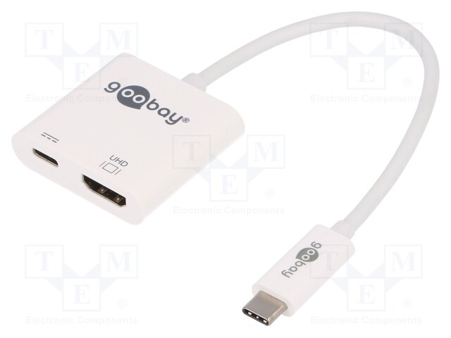 Adapter; USB 3.0; HDMI socket,USB C Power Delivery,USB C plug