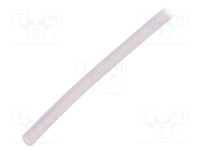 Insulating tube; Mat: silicone; transparent; -50÷200°C; Øint: 1mm