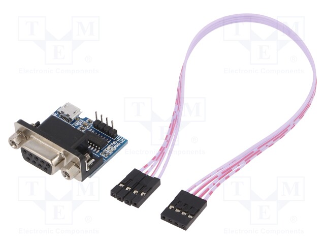 Module: converter; RS232/TTL; 3.3÷5VDC; MAX3232; 33x32x16mm