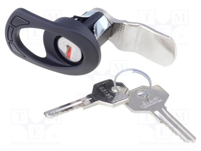 Lock; polyamide; 32mm; IP65