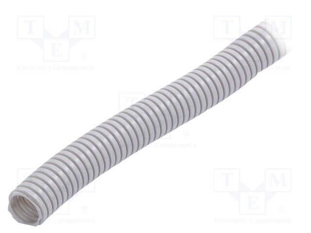 Protective tube; ØBraid : 20mm; grey; L: 25m; -5÷60°C; Øint: 14.9mm