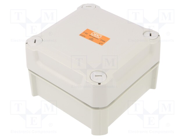 Enclosure: junction box; X: 114mm; Y: 114mm; Z: 74mm; IP66