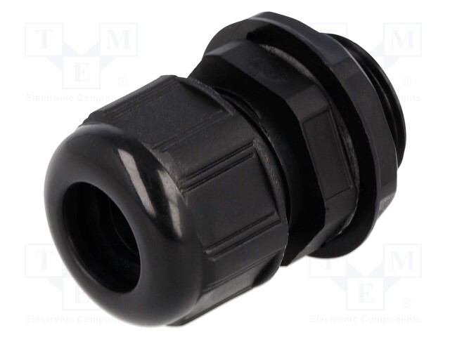 Cable gland; PG16; IP68; Mat: polyamide; black; UL94V-2