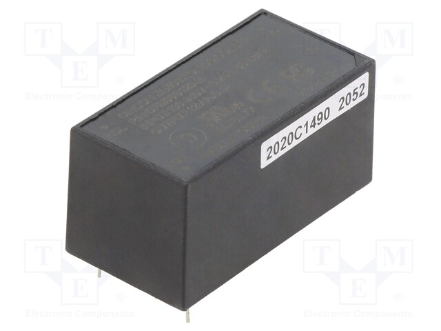 Converter: AC/DC; 6W; Uout: 12VDC; Iout: 500mA; 81%; Mounting: PCB