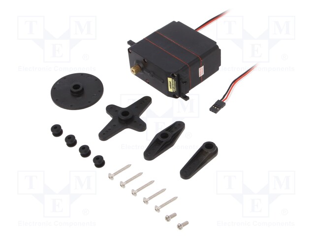 Motor: servo; 4.8÷6VDC; giant scale; digital; 166g; 60.5x30.7x60mm