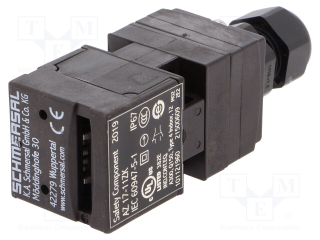 Safety switch: key operated; Series: AZ 17; Contacts: NC + NO