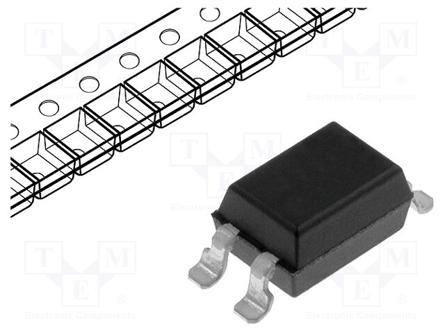 Optocoupler; SMD; Channels: 1; Out: Darlington; 5kV; SO4