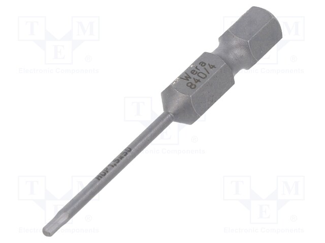 Holders for screwdriver bits; Allen hex key; HEX 1,5mm