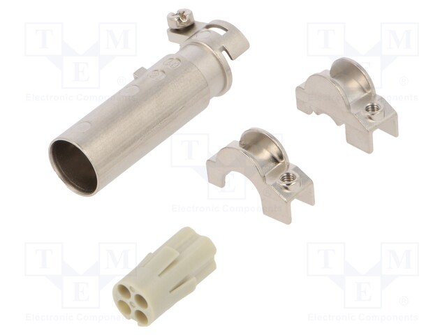 Connector: HDC; module,contact insert; male; PIN: 4; 400V