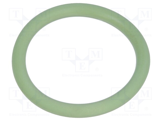 O-ring gasket; FPM; D: 1.5mm; Øint: 12mm; PG9; green; -40÷200°C