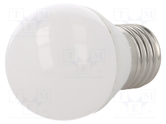 LED lamp; warm white; E27; 230VAC; 396lm; 5W; 160°