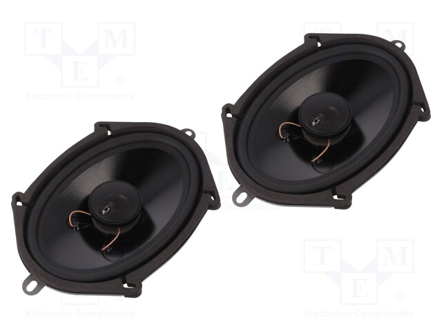 Car loudspeakers; two-way; 5"x7"; 135W; 85÷20000Hz; 4Ω; 51mm