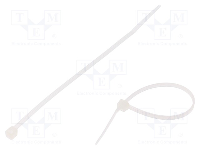 Cable tie; L: 250mm; W: 4.6mm; polyamide; natural; UL94V-2; -40÷85°C