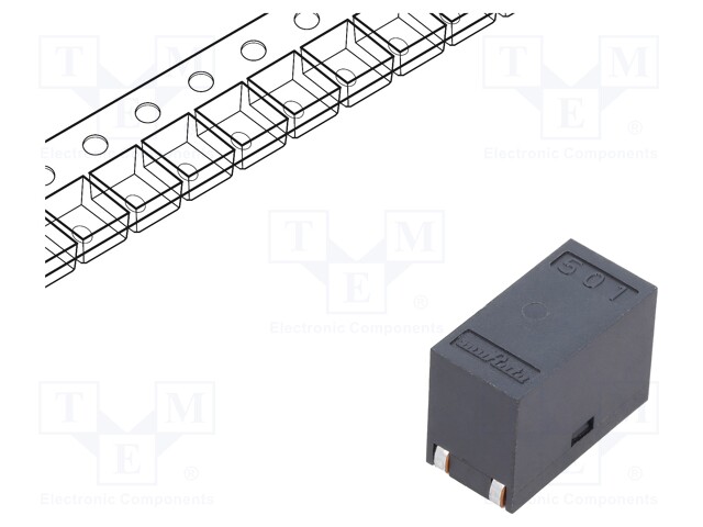 10A; R: 4.1mΩ; SMD; 100VDC; Z: 500Ω; 10MHz; 12.9x6.6x9.4mm; 9uH