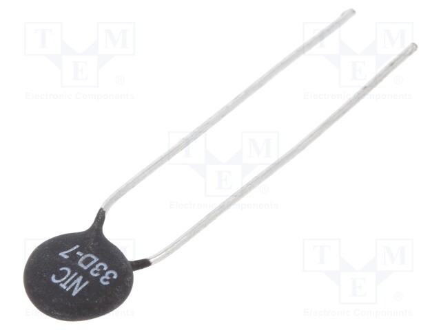 NTC thermistor; THT; 33Ω; 8.5mm; -55÷200°C