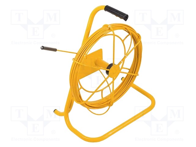 Transmission cable; Len: 50m; yellow; Equipment: cable reel; 1pcs.