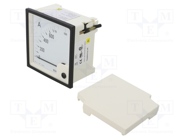 Meter: panel; analogue; 0/750÷1500A; True RMS; Iin: 0-5/10A; IP52