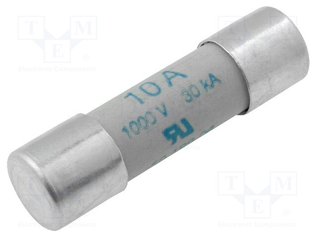 Fuse; 10A; 1kV; Works with: 33XR,34XR,37XR,38XR; 2pcs; 38x10mm