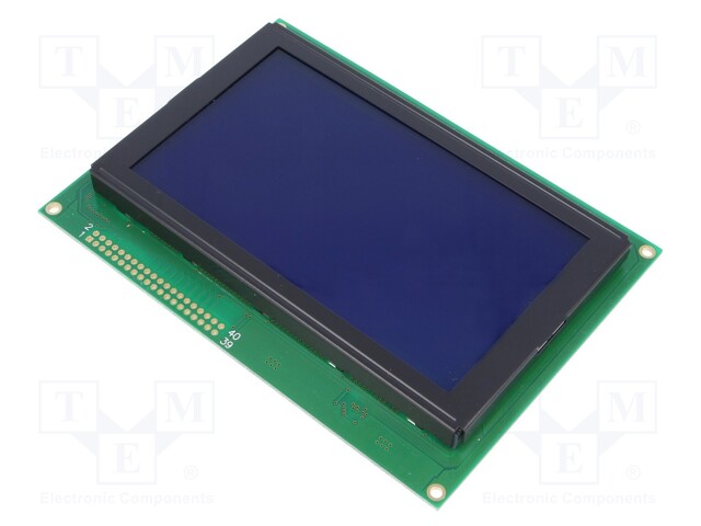 Display: LCD; graphical; 240x128; STN Negative; 144x104x14.1mm