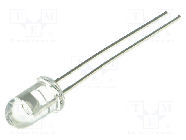 IR transmitter; 5mm; 870nm; transparent; 36mW; 26°; THT; 20mA