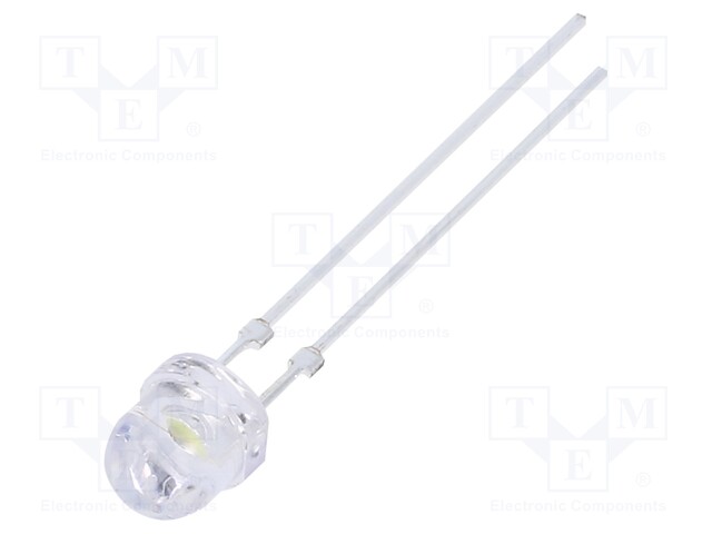 LED; 4.9mm; white cold; 5800÷7000mcd; 60°; 30mA; 2.9÷3.4V; 102mW