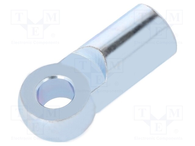 Joint piece; 14mm; Thread: M14; Mat: steel; Plating: zinc; Pitch: 2,0