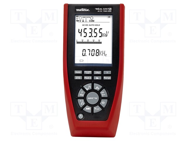 Digital multimeter; LCD; (60000); Bargraph: 61segm; VDC: 1uV÷1kV