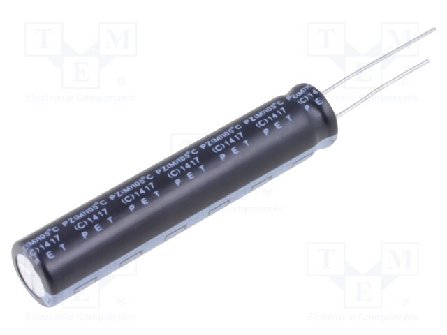 Capacitor: electrolytic; THT; 120uF; 200VDC; Ø10x50mm; ±20%; 2000h