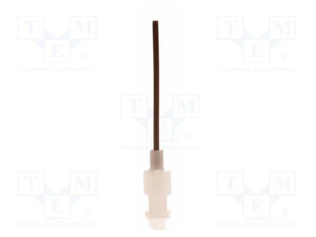 Dispensing Tip, Flexible, Polypropylene, TS-P Series, Brown, 1.25 ", 50 Pack