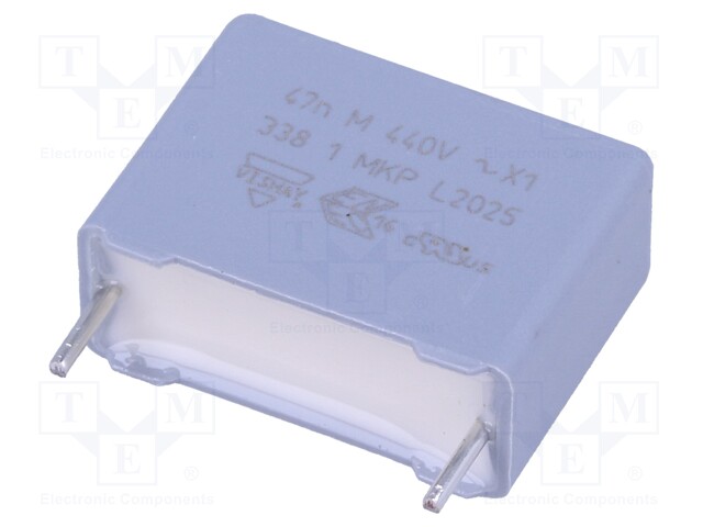 Capacitor: polypropylene; 47nF; 440VAC; ±20%; THT; Pitch: 15mm