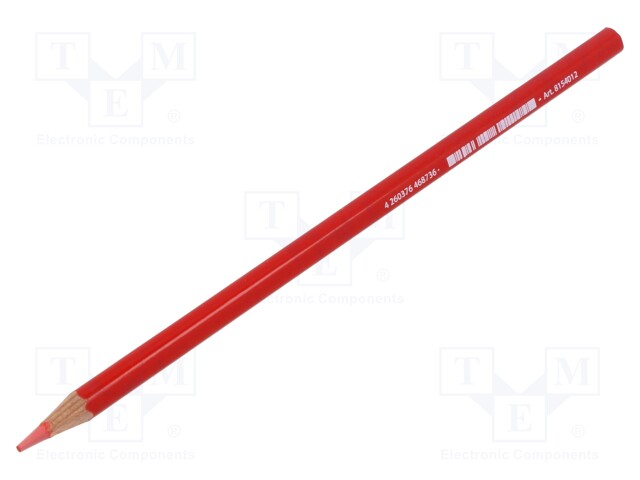 Pencil; red