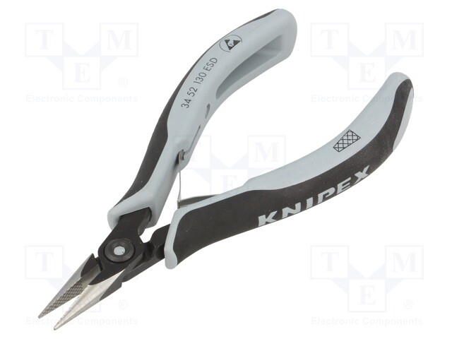 Pliers; half-rounded nose; ESD; 130mm