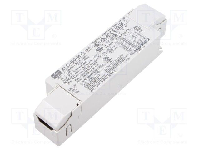 Power supply: switching; LED; 60W; XLC-60; -25÷90°C; OUT: 1