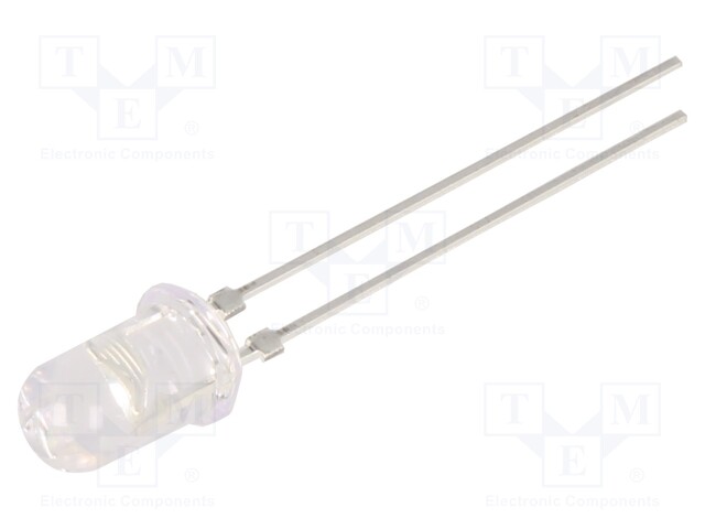 LED; 5mm; yellow; 3000÷4200mcd; 60°; Front: convex; 2.1÷2.6V; 78mW