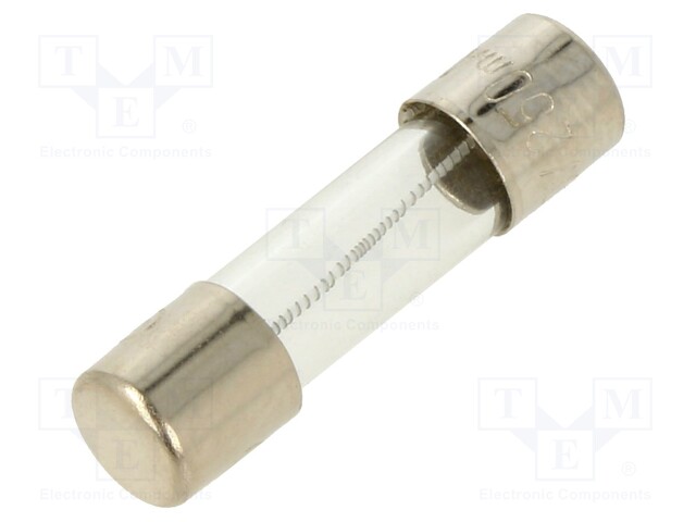 Fuse: fuse; 250mA; 250VAC; glass; 20x5.2mm; brass; bulk