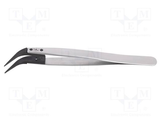 Tweezers; replaceable tips; Blade tip shape: sharp, bent; ESD