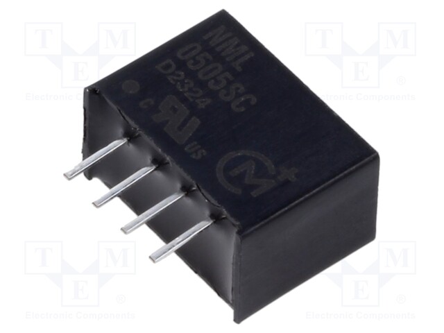 Converter: DC/DC; 2W; Uin: 4.5÷5.5V; 5VDC; Iout: 400mA; SIP4; 90kHz