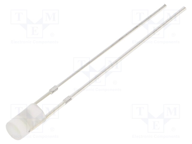 LED; 3mm; white; 1120mcd; 140°; Front: flat; Pitch: 2.54mm; 225mW