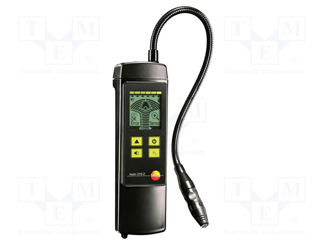 Gas detector; Display: LCD; Bargraph: 18segm.