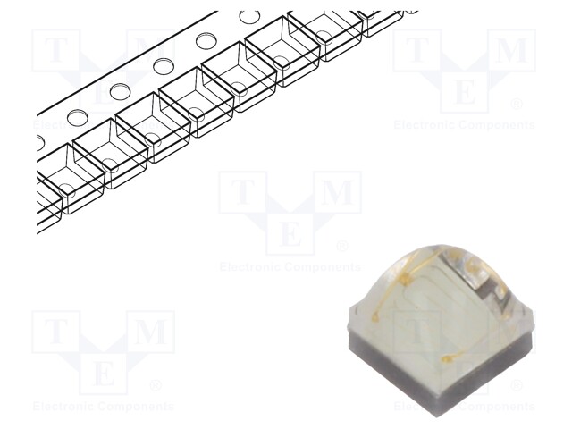 LED; green; 146÷187lm; 130°; λd: 515-535nm; 700mA; 2.85÷3.4V