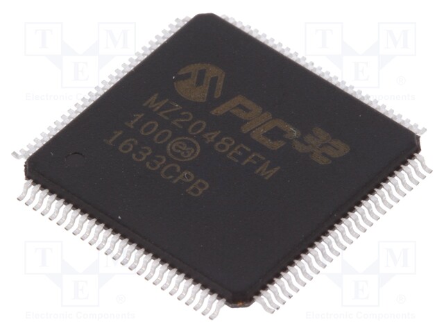 PIC microcontroller; Memory: 2048kB; SRAM: 512kB; 2.2÷3.6VDC; SMD