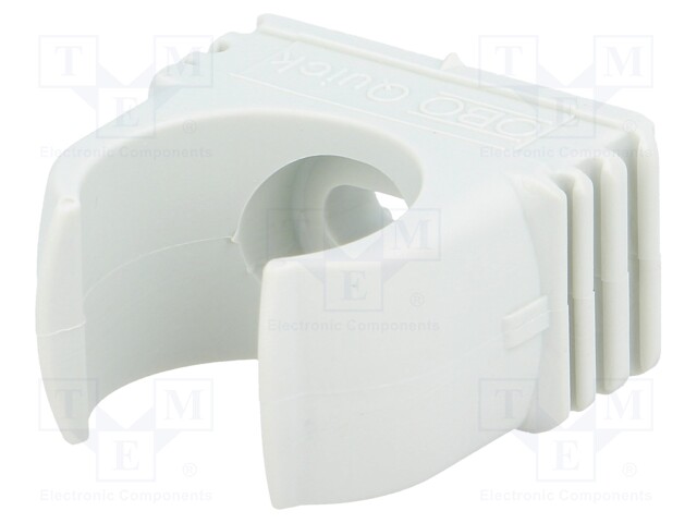 Bracket; ØBraid : 19.4mm; polypropylene; Colour: light grey